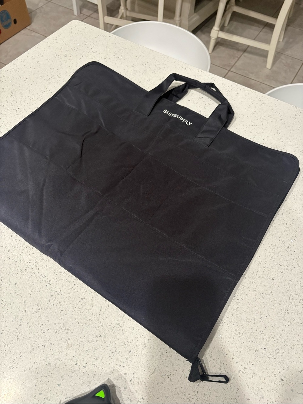 Suitsupply Black Foldable Garment Carry Bag